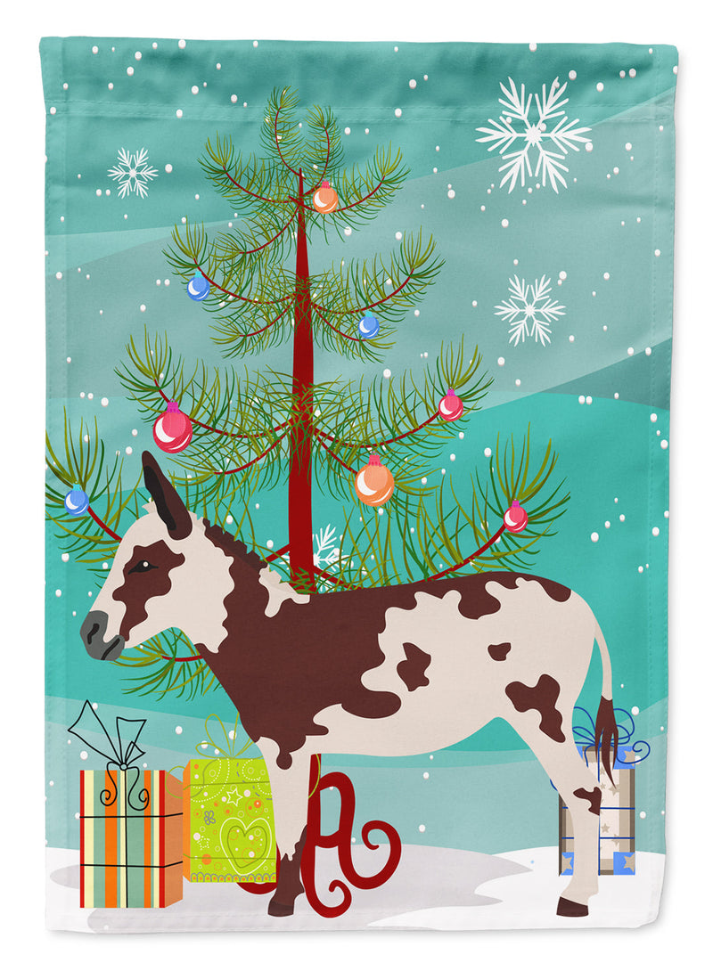 American Spotted Donkey Christmas Garden Flag - Outdoor Decorative Yard Flag BB9218GF