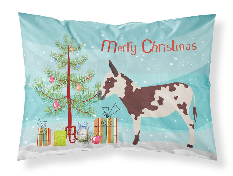 American Spotted Donkey Christmas Fabric Standard Pillowcase – Artistic Decorative Front, White Back BB9218PILLOWCASE