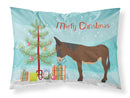 Zamorano-Leones Donkey Christmas Standard Pillowcase Lightweight Super Soft Easy Care Decorative Artwork Pillowcase, Standard