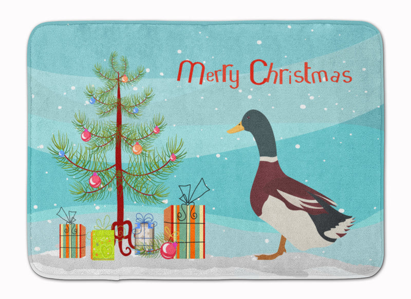 Rouen Duck Christmas Machine Washable Memory Foam Mat BB9223RUG