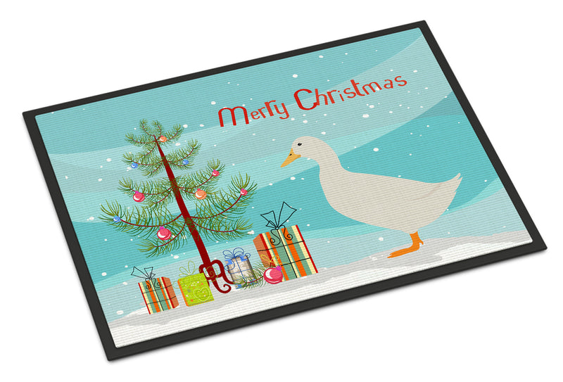 American Pekin Duck Christmas Doormat - 24x36 Decorative Floor Mat – Indoor/Outdoor Rug with Artistic Flair BB9227JMAT