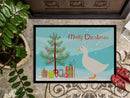 American Pekin Duck Christmas Doormat - 18x27 Decorative Floor Mat – Indoor/Outdoor Rug with Artistic Flair BB9227MAT