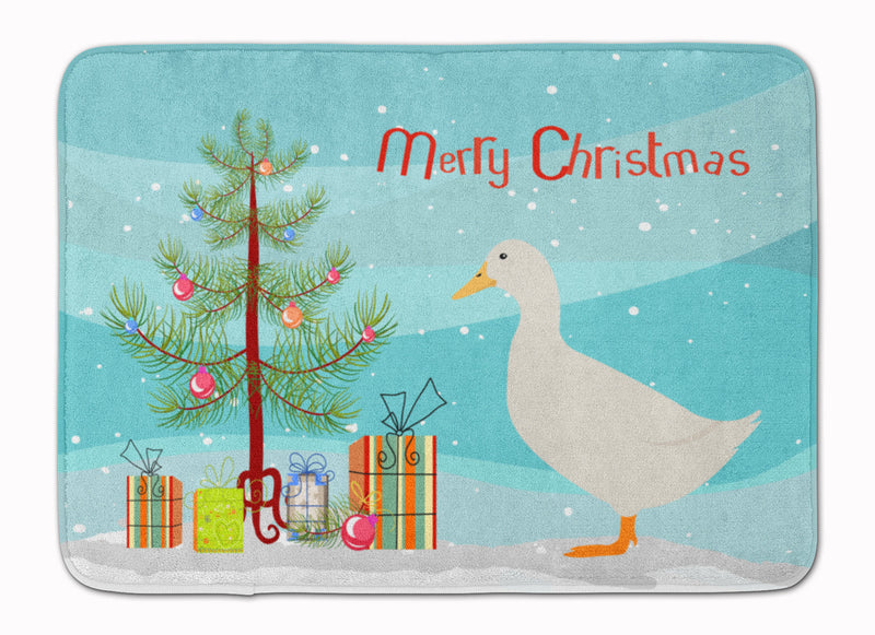 American Pekin Duck Christmas Machine Washable Memory Foam Mat BB9227RUG