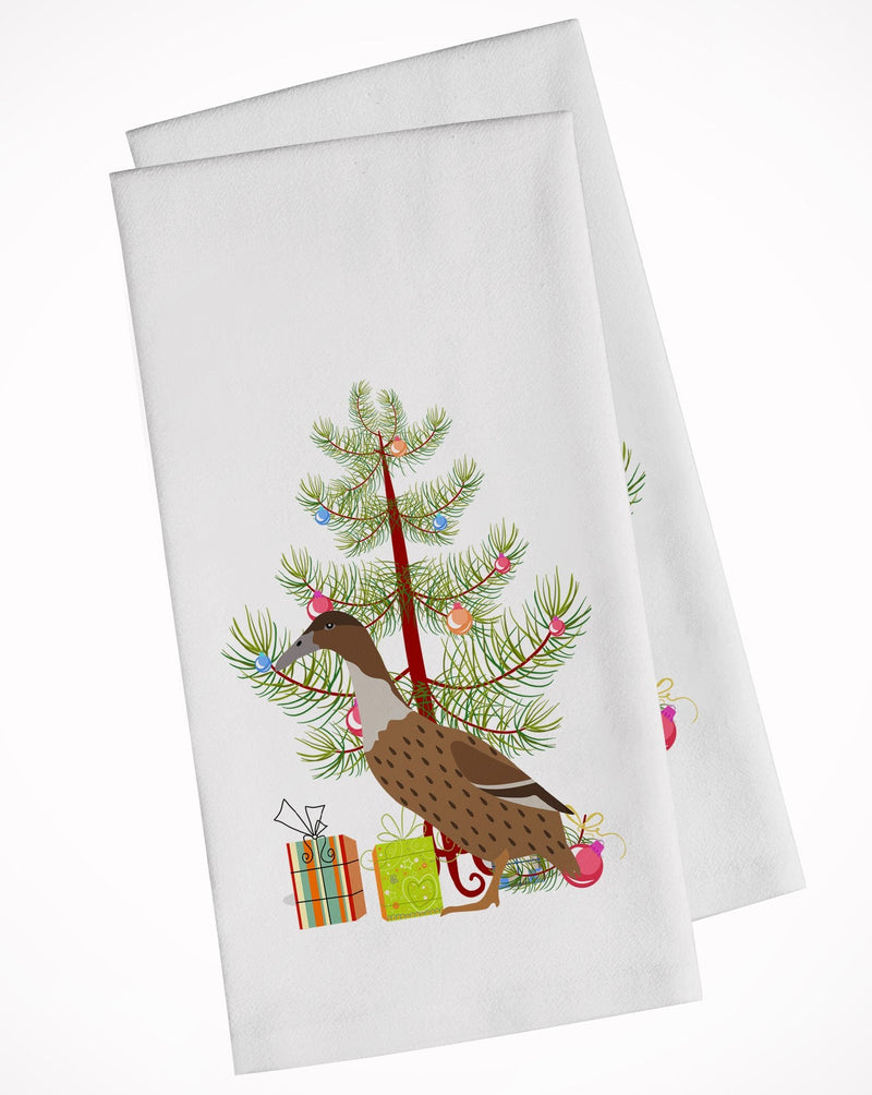 Dutch Hook Bill Duck Christmas Kitchen Towels – Set of 2 - Decorative & Absorbent Cotton | BB9228WTKT