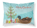 Khaki Campbell Duck Christmas Standard Pillowcase Lightweight Super Soft Easy Care Decorative Artwork Pillowcase, Standard