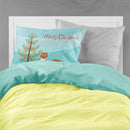 Weasel Christmas Standard Pillowcase Lightweight Super Soft Easy Care Decorative Artwork Pillowcase, Standard