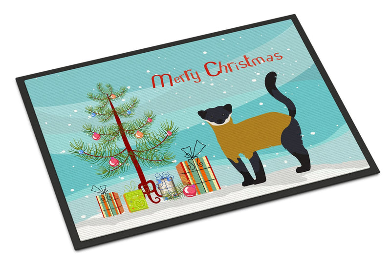 Yellow-Throated Marten Christmas Indoor or Outdoor Mat 24x36 BB9241JMAT