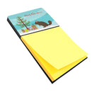 Chinchilla Christmas Watercolor Sticky Note Holder Refillable Dispenser Desk Accessory 3x3 Pad Gift