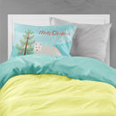 White Arctic Fox Christmas Standard Pillowcase Lightweight Super Soft Easy Care Decorative Artwork Pillowcase, Standard