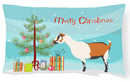 Alpine Goat Christmas Canvas Fabric Decorative Pillow BB9247PW1216