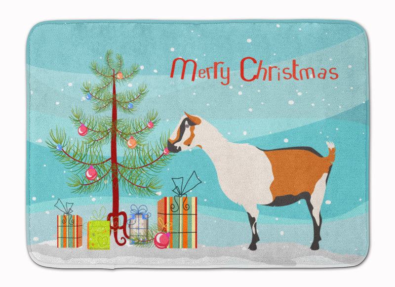 Alpine Goat Christmas Machine Washable Memory Foam Mat BB9247RUG