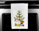 Alpine Goat Christmas Kitchen Towels – Set of 2 - Decorative & Absorbent Cotton | BB9247WTKT