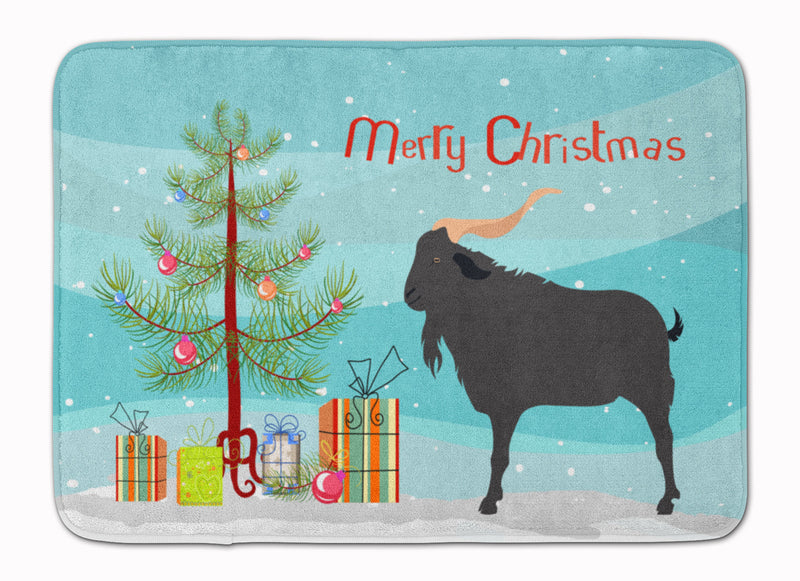 Verata Goat Christmas Machine Washable Memory Foam Mat BB9249RUG