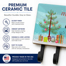 Verata Goat Christmas Leash or Key Holder Wall Hooks, Coat Rack Wall Mount, for Hanging Keys, Towels, Aprons, Leashes