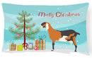 Anglo-nubian Nubian Goat Christmas Canvas Fabric Decorative Pillow BB9250PW1216