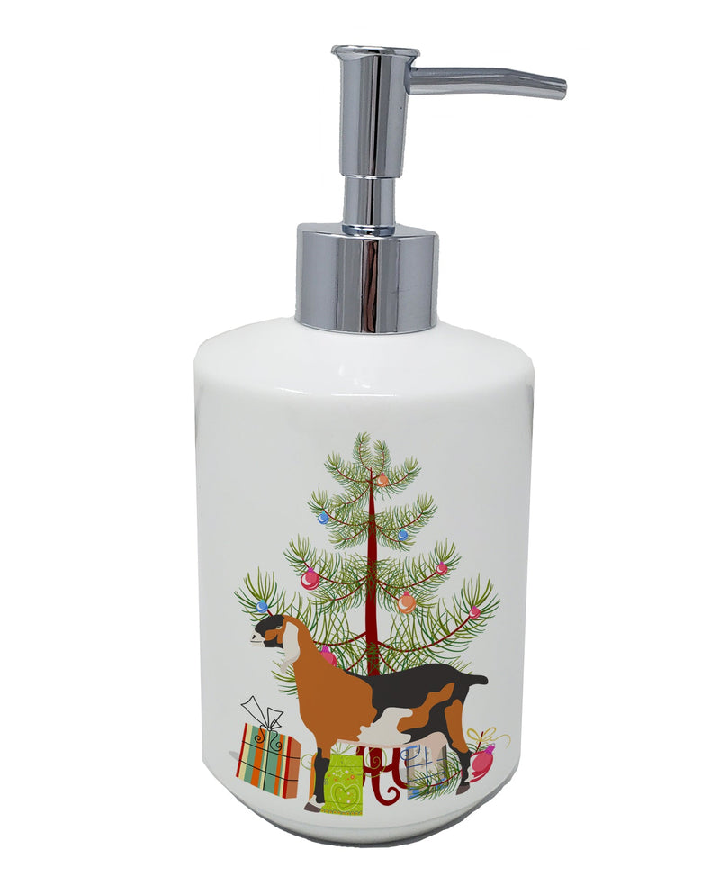 Anglo-nubian Nubian Goat Christmas Ceramic Soap Dispenser