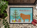 American Lamancha Goat Christmas Doormat - 24x36 Decorative Floor Mat – Indoor/Outdoor Rug with Artistic Flair BB9252JMAT