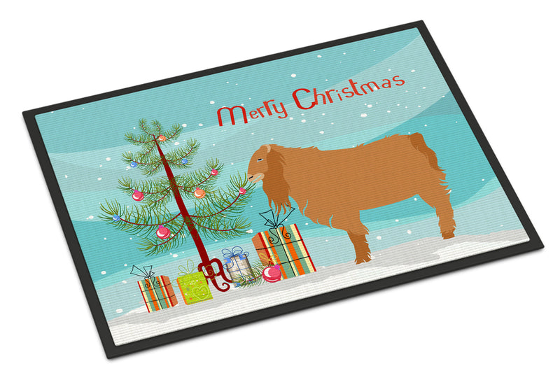 American Lamancha Goat Christmas Doormat - 24x36 Decorative Floor Mat – Indoor/Outdoor Rug with Artistic Flair BB9252JMAT