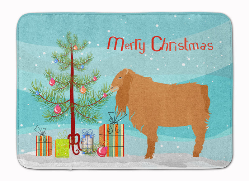 American Lamancha Goat Christmas Machine Washable Memory Foam Mat BB9252RUG