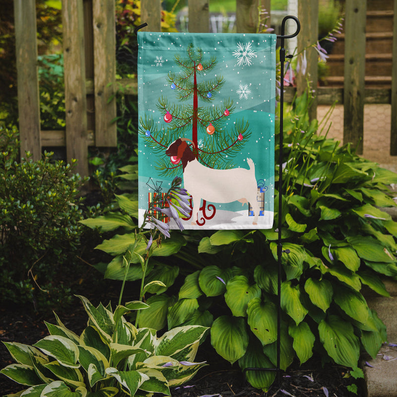 Boer Goat Christmas Garden Flag - Outdoor Decorative Yard Flag BB9253GF