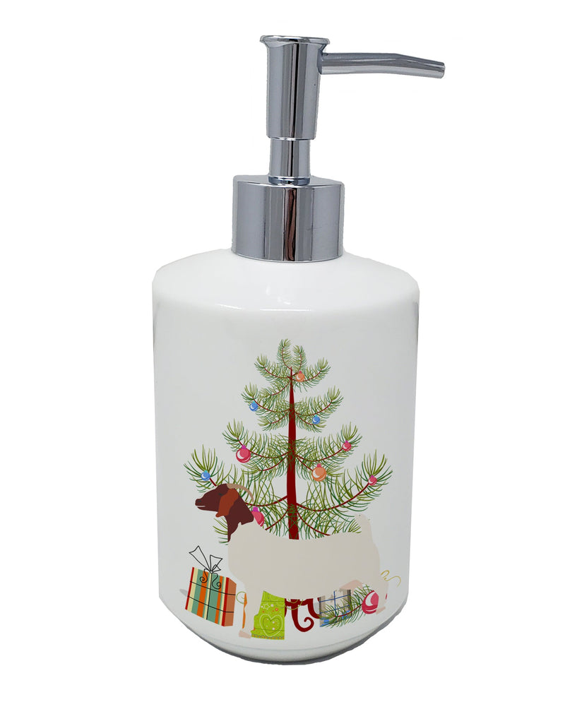 Boer Goat Christmas Ceramic Soap Dispenser
