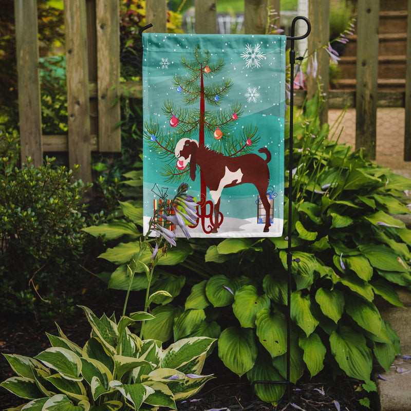 Jamnapari Goat Christmas Flag Garden Size BB9257GF