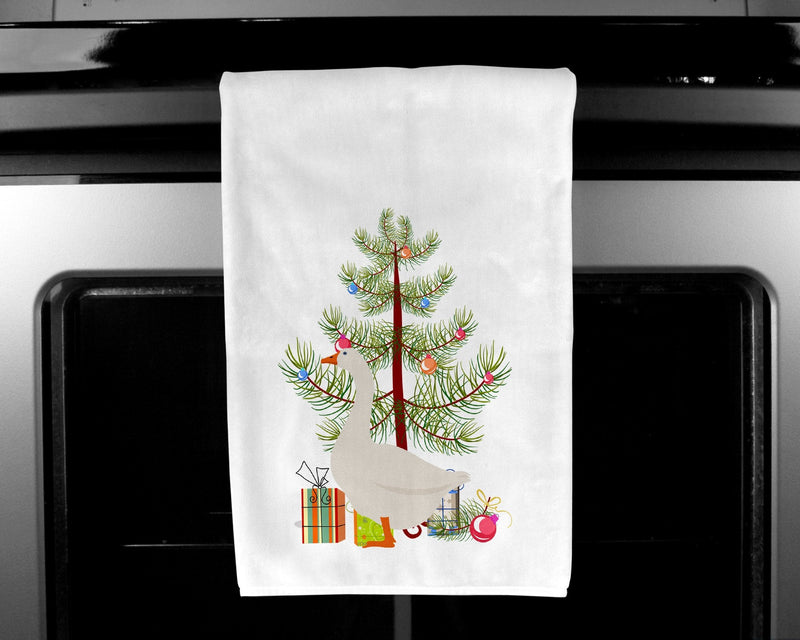 Embden Goose Christmas Kitchen Towels – Set of 2 - Decorative & Absorbent Cotton | BB9259WTKT