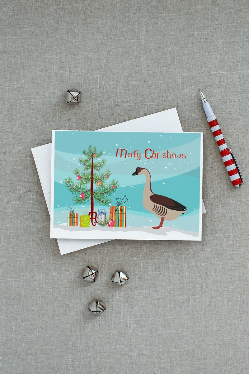 Chinese Goose Christmas Greeting Cards and Envelopes Pack of 8