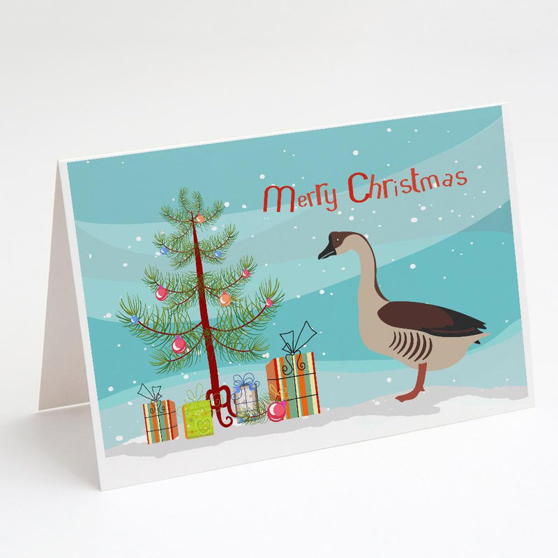 Chinese Goose Christmas Greeting Cards and Envelopes Pack of 8