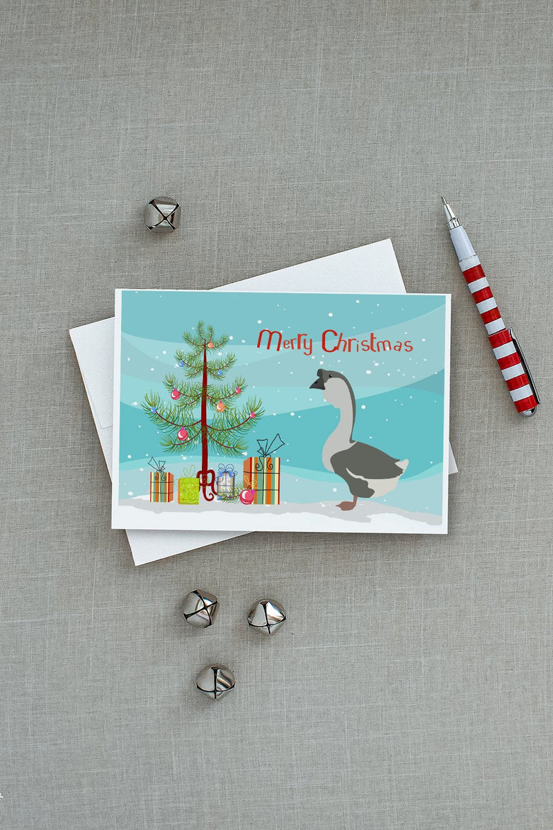 African Goose Christmas Greeting Cards and Envelopes Pack of 8