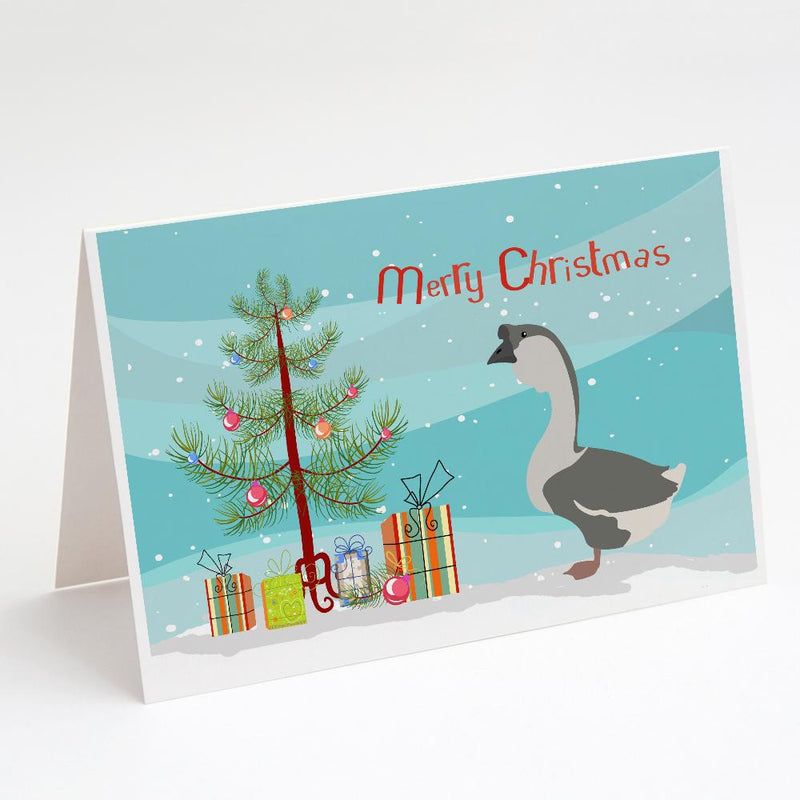 African Goose Christmas Greeting Cards and Envelopes Pack of 8