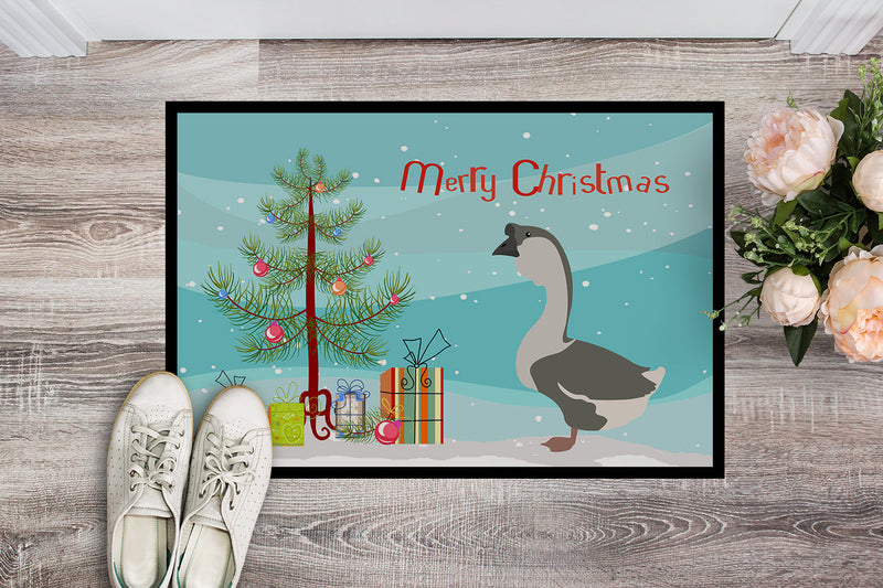 African Goose Christmas Indoor or Outdoor Mat 18x27 BB9266MAT