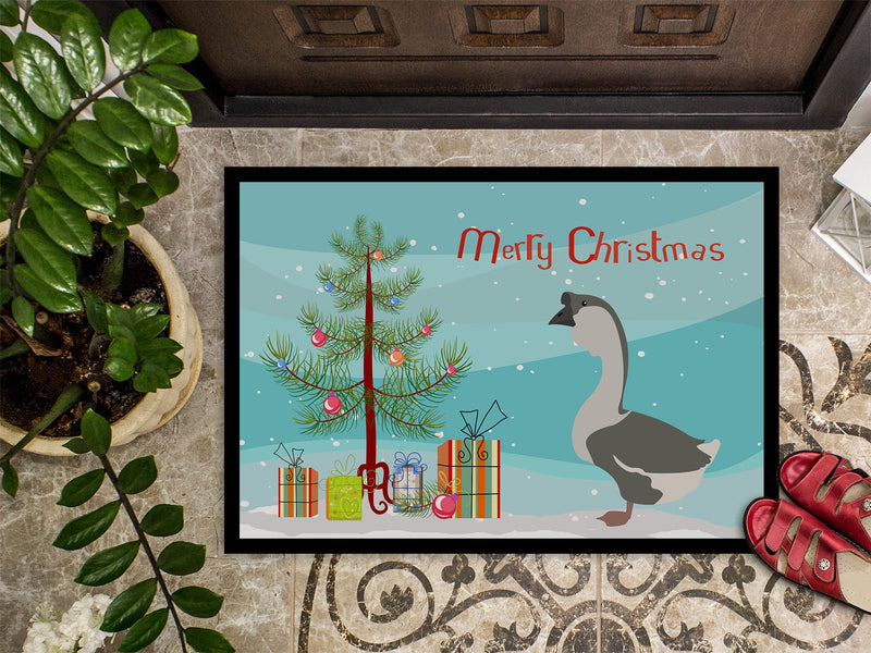 African Goose Christmas Indoor or Outdoor Mat 18x27 BB9266MAT