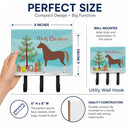 Hannoverian Horse Christmas Leash or Key Holder Wall Hooks, Coat Rack Wall Mount, for Hanging Keys, Towels, Aprons, Leashes