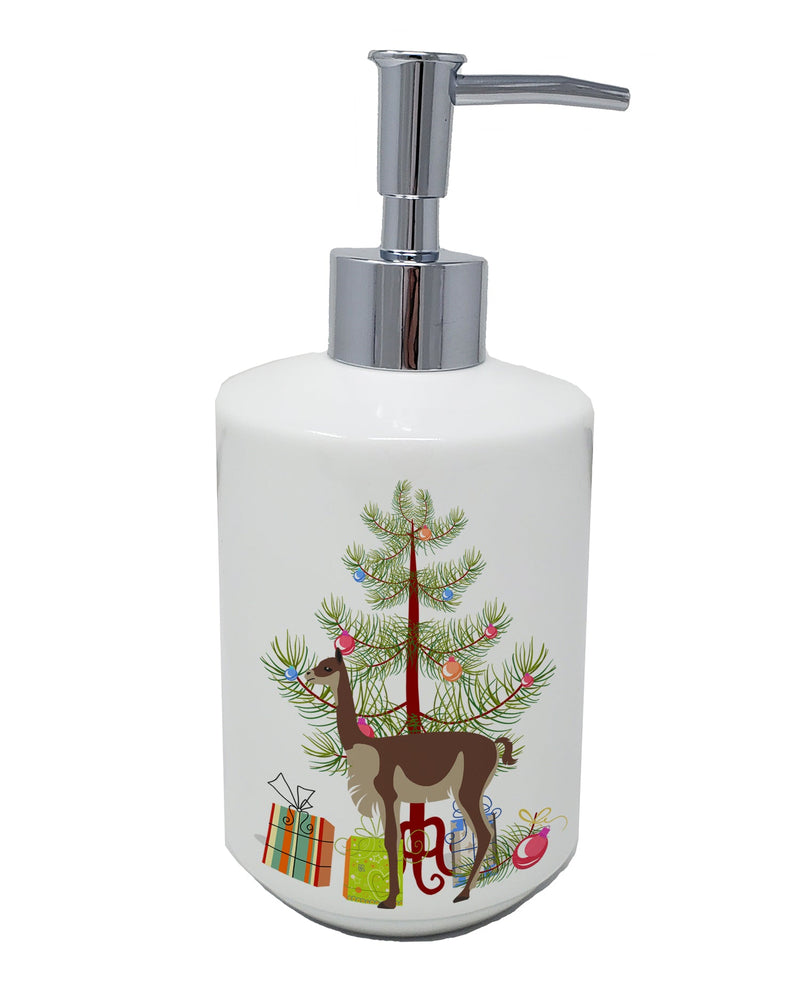 Vicugna or Vicuna Christmas Ceramic Soap Dispenser