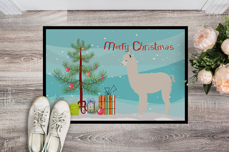 Alpaca Christmas Doormat - 24x36 Decorative Floor Mat – Indoor/Outdoor Rug with Artistic Flair BB9286JMAT