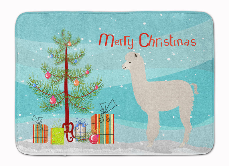 Alpaca Christmas Machine Washable Memory Foam Mat BB9286RUG