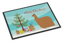 Alpaca Suri Christmas Doormat - 18x27 Decorative Floor Mat – Indoor/Outdoor Rug with Artistic Flair BB9287MAT
