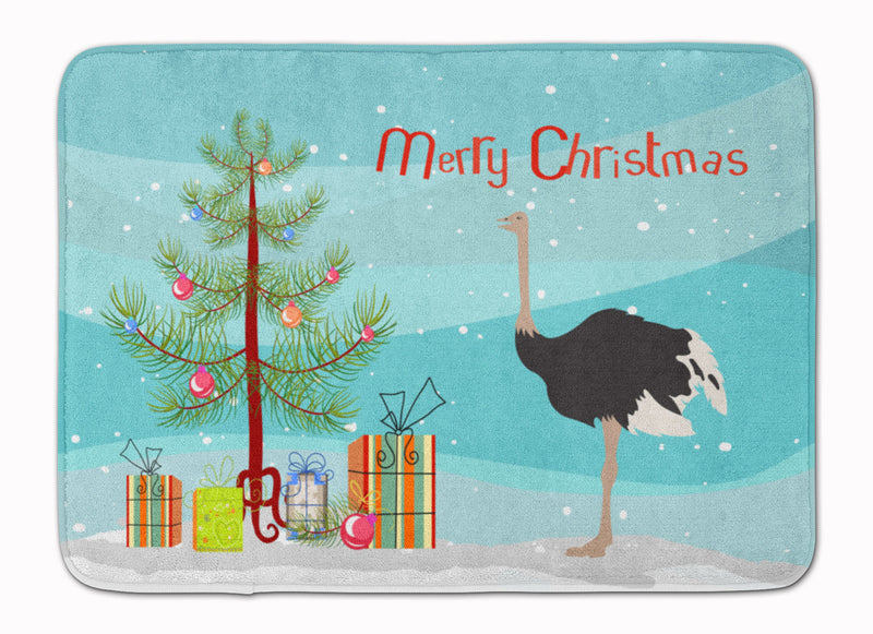 Common Ostrich Christmas Machine Washable Memory Foam Mat BB9291RUG