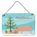 American Landrace Pig Christmas Wall or Door Hanging Prints BB9299DS812