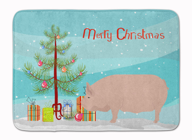 Welsh Pig Christmas Machine Washable Memory Foam Mat BB9304RUG