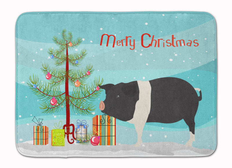 Hampshire Pig Christmas Machine Washable Memory Foam Mat BB9306RUG