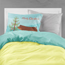 Duroc Pig Christmas Standard Pillowcase Lightweight Super Soft Easy Care Decorative Artwork Pillowcase, Standard