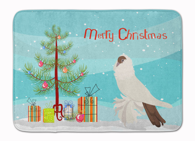 German Helmet Pigeon Christmas Machine Washable Memory Foam Mat BB9311RUG