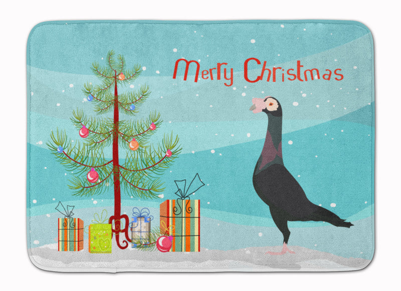 English Carrier Pigeon Christmas Machine Washable Memory Foam Mat BB9312RUG