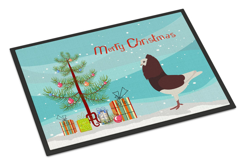 Capuchin Red Pigeon Christmas Indoor or Outdoor Mat 24x36 BB9315JMAT