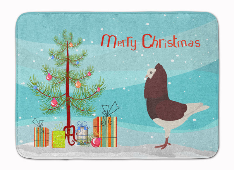 Capuchin Red Pigeon Christmas Machine Washable Memory Foam Mat BB9315RUG