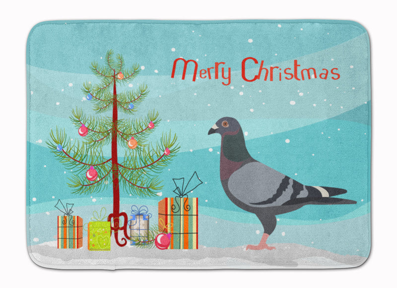 Racing Pigeon Christmas Machine Washable Memory Foam Mat BB9318RUG