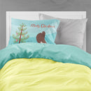 English Pouter Pigeon Christmas Standard Pillowcase Lightweight Super Soft Easy Care Decorative Artwork Pillowcase, Standard