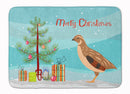 Golden Phoenix Quail Christmas Memory Foam Kitchen Mat Machine Washable Anti-Fatigue Cushion Comfort Bath or Kitchen Rug